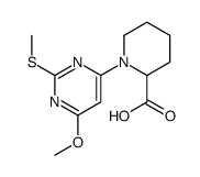 1-(6-Methoxy-2-(methylthio)pyrimidin-4-yl)piperidine-2-carboxylic acid