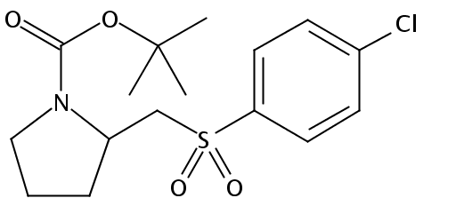 tert-Butyl 2-(((4-chlorophenyl)sulfonyl)methyl)pyrrolidine-1-carboxylate