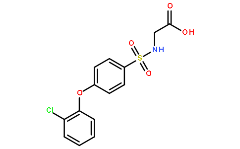 N-{[4-(2-Chlorophenoxy)phenyl]sulfonyl}glycine