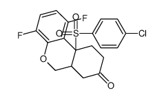 (6aR,10aS)-10a-[(4-Chlorophenyl)sulfonyl]-1,4-difluoro-6a,9,10,10 a-tetrahydro-6H-benzo[c]chromen-8(7H)-one