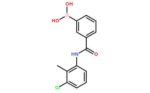 N-(3-氯-2-甲基苯基) 3-硼苯甲酰胺