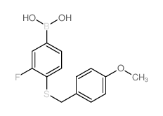 3-氟-4-(4-甲氧基苄基硫代)苯硼酸