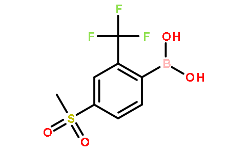 4-(甲基磺酰基)-2-(三氟甲基)苯硼酸