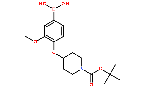 4-(1-BOC-哌啶-4-氧基)-3-甲氧基苯硼酸