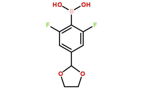 4-(1,3-二氧杂烷-2-基)-2,6-二氟苯硼酸