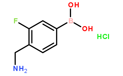 4-(氨基甲基)-3-氟苯硼酸盐酸盐