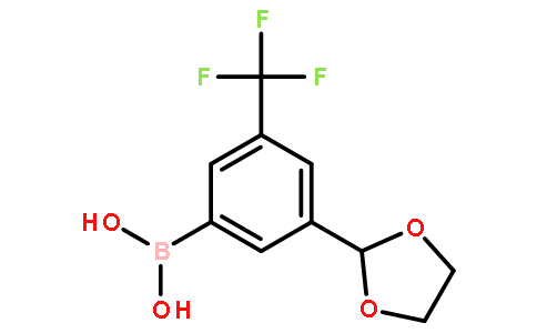 3-(1,3-二氧杂烷-2-基)-5-(三氟甲基)苯硼酸