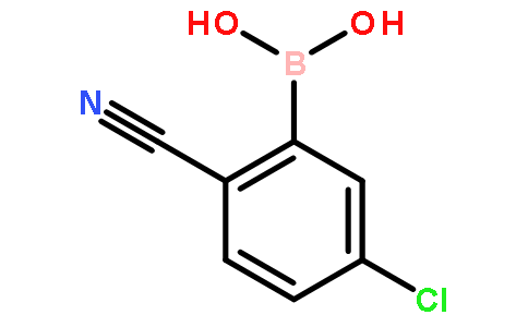 5-氯-2-氰基苯硼酸