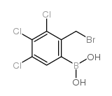 2-(溴甲基)-3,4,5-三氯苯硼酸