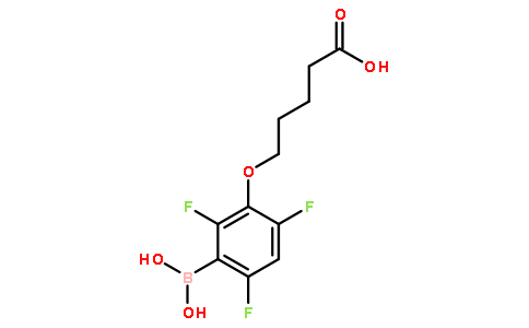 3-(4-羧基丁氧基)-2,4,6-三氟苯硼酸