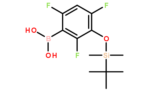 3-(叔丁基二甲基甲硅烷基氧基)-2,4,6-三氟苯硼酸