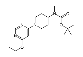 tert-Butyl (1-(6-ethoxypyrimidin-4-yl)piperidin-4-yl)(methyl)carbamate