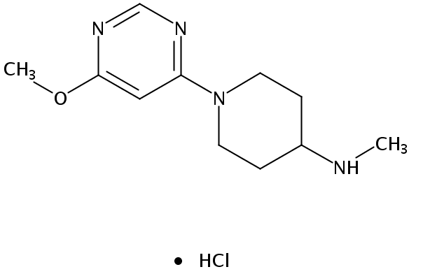 (1-(6-Methoxypyrimidin-4-yl)piperidin-4-yl)methanamine hydrochloride
