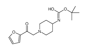 tert-Butyl (1-(2-(furan-2-yl)-2-oxoethyl)piperidin-4-yl)carbamate