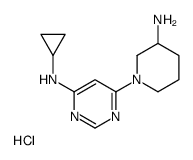 6-(3-Aminopiperidin-1-yl)-N-cyclopropylpyrimidin-4-amine hydrochloride