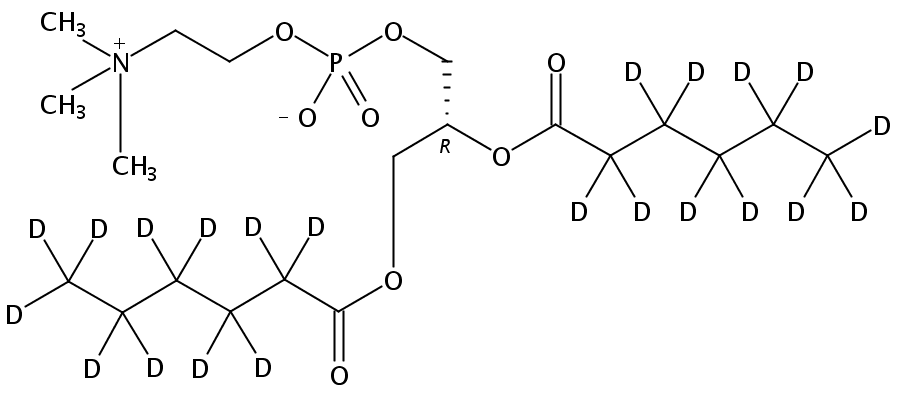 1,2-dihexanoyl-d22-sn-glycero-3-phosphocholine