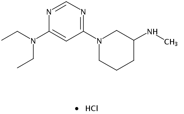 N,N-Diethyl-6-(3-(methylamino)piperidin-1-yl)pyrimidin-4-amine hydrochloride