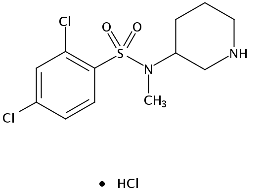 2,4-Dichloro-N-methyl-N-(piperidin-3-yl)benzenesulfonamide hydrochloride