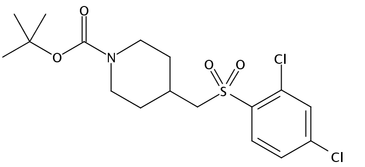 tert-Butyl 4-(((2,4-dichlorophenyl)sulfonyl)methyl)piperidine-1-carboxylate