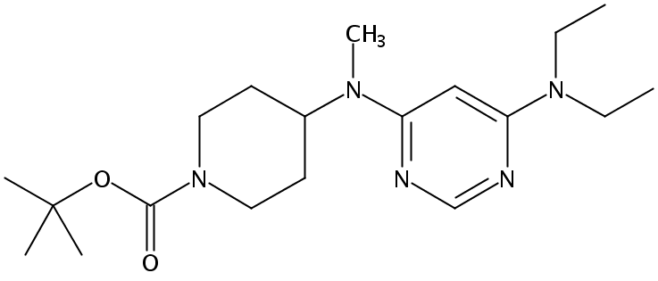 tert-Butyl 4-((6-(diethylamino)pyrimidin-4-yl)(methyl)amino)piperidine-1-carboxylate