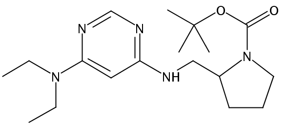 tert-Butyl 2-(((6-(diethylamino)pyrimidin-4-yl)amino)methyl)pyrrolidine-1-carboxylate