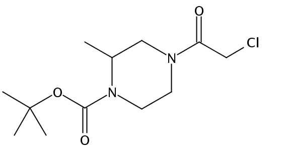 tert-Butyl 4-(2-chloroacetyl)-2-methylpiperazine-1-carboxylate