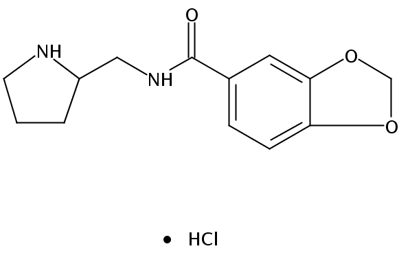 N-(Pyrrolidin-2-ylmethyl)benzo[d][1,3]dioxole-5-carboxamide hydrochloride