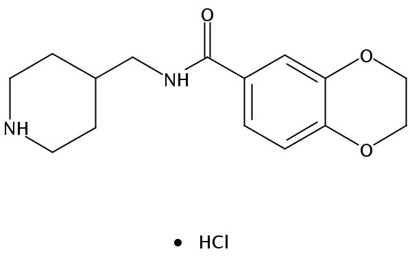 N-(Piperidin-4-ylmethyl)-2,3-dihydrobenzo[b][1,4]dioxine-6-carboxamide hydrochloride