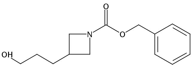 Benzyl 3-(3-hydroxypropyl)azetidine-1-carboxylate