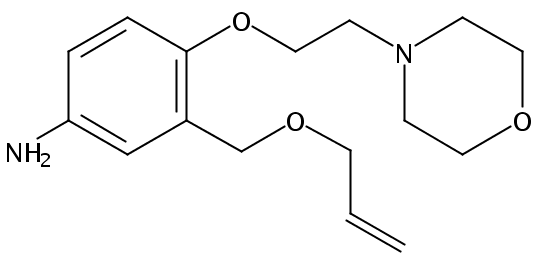 3-(Allyloxymethyl)-4-(2-morpholinoethoxy)aniline
