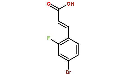 4-溴-2-氟肉桂酸