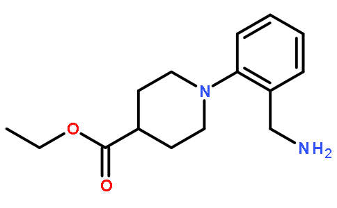 1-(2-氨基甲基苯基)-哌啶-4-羧酸乙酯