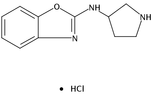 N-(Pyrrolidin-3-yl)benzo[d]oxazol-2-amine hydrochloride