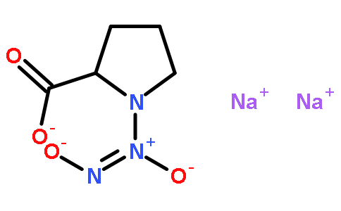 Disodium (2S)-1-[(E)-oxido-NNO-azoxy]-2-pyrrolidinecarboxylate