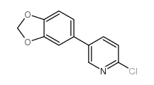 2-chloro-5-(3,4-methylenedioxyphenyl)pyridine