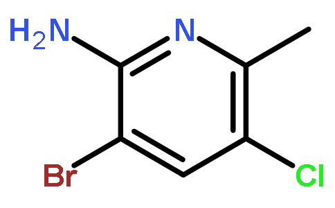 3-溴-5-氯-6-甲基-2-氨基吡啶