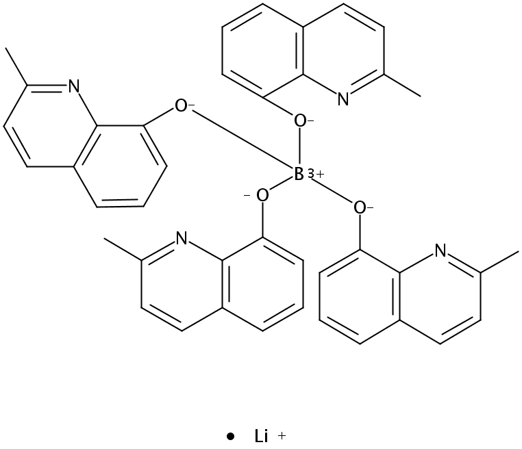 四(2-甲基-8-羟基喹啉)硼锂