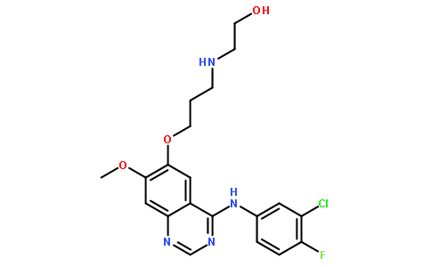 2-[[3-[[4-[(3-氯-4-氟苯基)氨基]-7-甲氧基-6-喹唑啉yl]氧基]丙基]氨基]乙醇