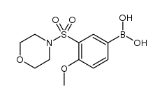 Boronic acid, B-​[4-​methoxy-​3-​(4-​morpholinylsulfonyl)​phenyl]​-