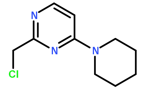 嘧啶,  2-(氯甲基)-4-(1-哌啶基)-