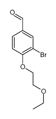 3-bromo-4-(2-ethoxyethoxy)benzaldehyde