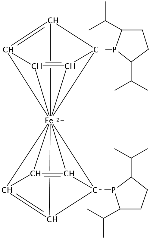 1,1′-,双[(2R,5R)-2,5-二异丙基膦烷基]二茂铁