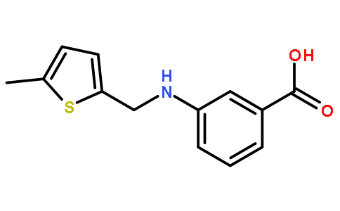 3-{[(5-甲基噻吩-2-基)甲基]氨基}苯甲酸