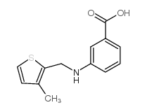 3-[(3-methylthiophen-2-yl)methylamino]benzoic acid