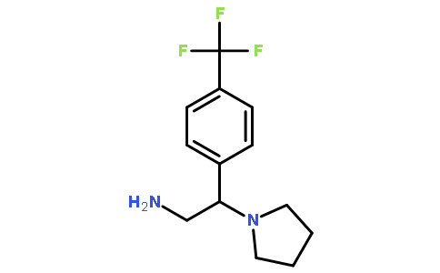 2-pyrrolidin-1-yl-2-[4-(trifluoromethyl)phenyl]ethanamine