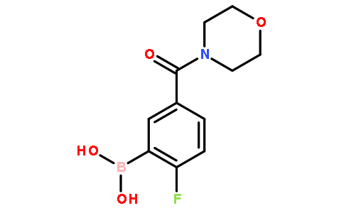 2-氟-5-(4-吗啉基甲酰基)苯硼酸