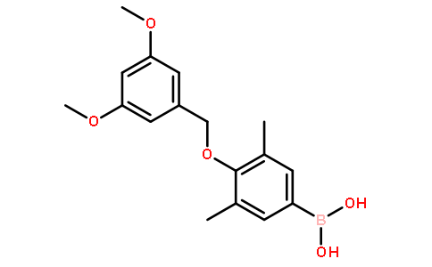 3,5-二甲基-4-(3’,5’-二甲氧基苄氧基)苯硼酸