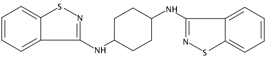 N1,N4-Bis(benzo[d]isothiazol-3-yl)cyclohexane-1,4-diamine