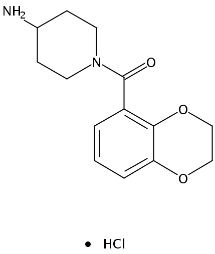 (4-Aminopiperidin-1-yl)(2,3-dihydrobenzo[b][1,4]dioxin-5-yl)methanone hydrochloride