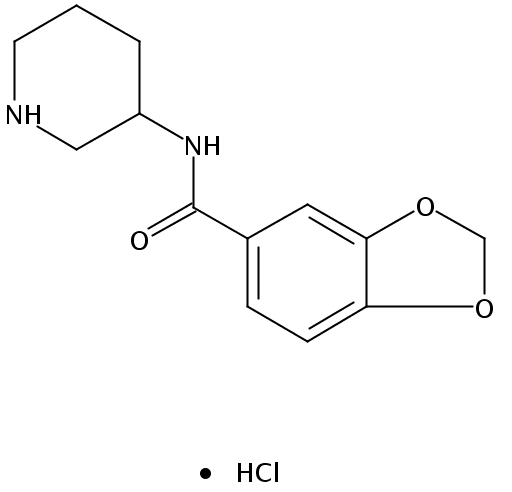 N-(Piperidin-3-yl)benzo[d][1,3]dioxole-5-carboxamide hydrochloride